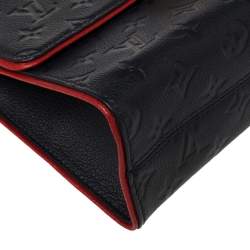 مملوكة مسبقًا Louis Vuitton Marine Rouge Monogram Empreinte Leather Saint Sulpice PM Bag