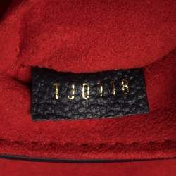 مملوكة مسبقًا Louis Vuitton Marine Rouge Monogram Empreinte Leather Saint Sulpice PM Bag