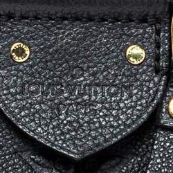 Pre Owned Louis Vuitton Black Monogram Empreinte Leather Mazarine PM Bag