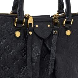 Pre Owned Louis Vuitton Black Monogram Empreinte Leather Mazarine PM Bag