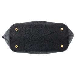 Pre Owned Louis Vuitton Black Monogram Empreinte Leather Mazarine PM Bag
