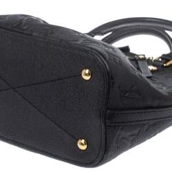 Pre Owned Louis Vuitton Black Monogram Empreinte Leather Mazarine PM Bag