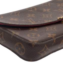 Pre Owned Louis Vuitton Monogram Canvas Felicie Pochette Bag