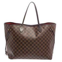 Louis Vuitton Damier Ebene Canvas Neverfull GM Bag