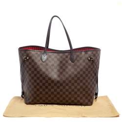 Louis Vuitton Damier Ebene Canvas Neverfull GM Bag