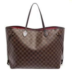 Louis Vuitton Damier Ebene Canvas Neverfull GM Bag