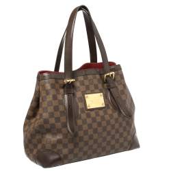 Pre Owned حقيبة لوي فيتون هامبستيد كانفاس دامييه إيبين متوسطة