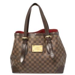 Pre Owned حقيبة لوي فيتون هامبستيد كانفاس دامييه إيبين متوسطة