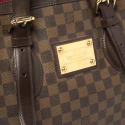 Pre Owned حقيبة لوي فيتون هامبستيد كانفاس دامييه إيبين متوسطة