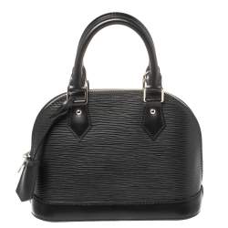 Alma bb leather handbag Louis Vuitton Brown in Leather - 36300576