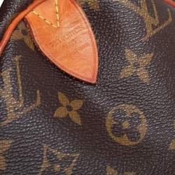 Pre Owned Louis Vuitton Monogram Canvas Speedy 30 Bag