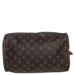 Pre Owned Louis Vuitton Monogram Canvas Speedy 30 Bag