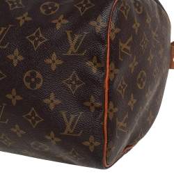 Pre Owned Louis Vuitton Monogram Canvas Speedy 30 Bag