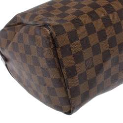 Pre Owned Louis Vuitton Damier Ebene Canvas Speedy 25 Bag