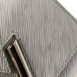 Pre Owned Louis Vuitton Silver Epi Leather Twist PM Bag