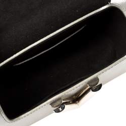 Pre Owned Louis Vuitton Silver Epi Leather Twist PM Bag
