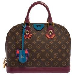 Sold at Auction: A LOUIS VUITTON LIMITED-EDITION MONOGRAM TOTEM FLAMINGO  ALMA CROSSBODY BB BAG