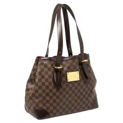 Pre Owned Louis Vuitton Damier Ebene Canvas Hampstead MM Bag