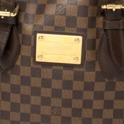 Pre Owned Louis Vuitton Damier Ebene Canvas Hampstead MM Bag