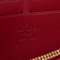Pre Owned محفظة لوى فيتون سحاب فيرنيه مونوغرامية دامور حمراء  