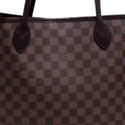 Pre Owned Louis Vuitton Damier Ebene Canvas Neverfull MM Bag