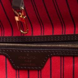 Pre Owned Louis Vuitton Damier Ebene Canvas Neverfull MM Bag