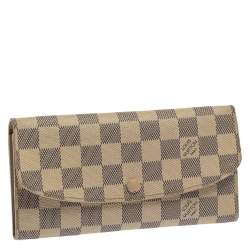 Pre Owned محفظة لوى فيتون إيمليى كانفاس أزور دامييه