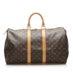 مملوكة مسبقًا Louis Vuitton Brown Monogram Canvas Keepall 45 bag   
