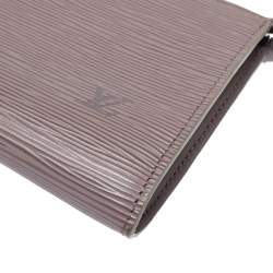Pre Owned Louis Vuitton Lilac Epi Leather Pochette Accessoires