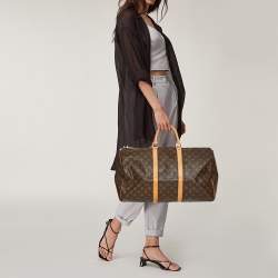 Pre Owned Louis Vuitton Monogram Canvas Keepall 50 Bag