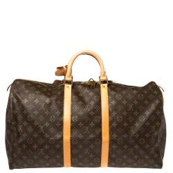 Louis Vuitton Monogram Canvas Vintage Keepall 55 Bag