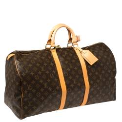 Louis Vuitton Monogram Canvas Vintage Keepall 55 Bag