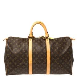 Louis Vuitton Monogram Canvas Keepall 50 Bag