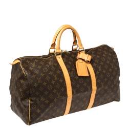 Louis Vuitton Monogram Canvas Keepall 50 Bag