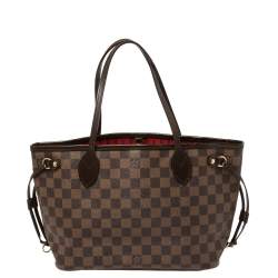 Louis Vuitton Damier Ebene Canvas Neverfull PM Bag