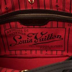 Louis Vuitton Damier Ebene Canvas Neverfull PM Bag