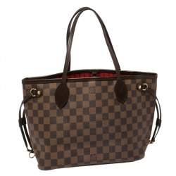 Louis Vuitton Damier Ebene Canvas Neverfull PM Bag
