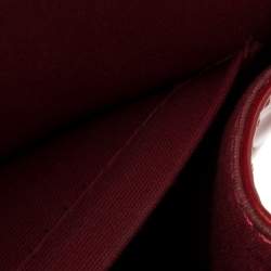 Pre Owned Louis Vuitton Pomme D’amour Monogram Vernis Brea GM Bag