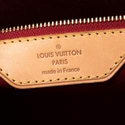 Pre Owned Louis Vuitton Pomme D’amour Monogram Vernis Brea GM Bag