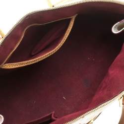 Pre Owned حقيبة لوي فيتون كانفاس مونوغرامي متعدد الألوان أبيض صغيرة