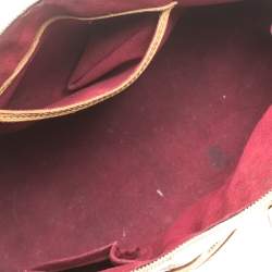 Pre Owned حقيبة لوي فيتون كانفاس مونوغرامي متعدد الألوان أبيض صغيرة