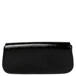 مملوكة مسبقًا حقيبة كلتش لوي فيتون "سوبي" جلد إيبي أزرق اليكتريك