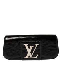 مملوكة مسبقًا حقيبة كلتش لوي فيتون "سوبي" جلد إيبي أزرق اليكتريك