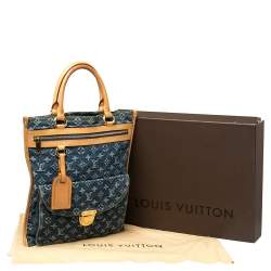 مملوكة مسبقًا Louis Vuitton Blue Monogram Denim Sac Plat Bag