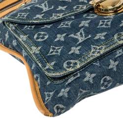 مملوكة مسبقًا Louis Vuitton Blue Monogram Denim Sac Plat Bag