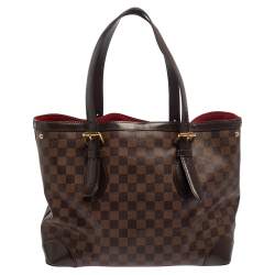 Pre Owned Louis Vuitton Damier Ebene Canvas Hampstead MM Bag