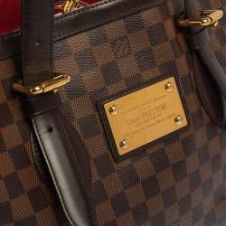 Pre Owned Louis Vuitton Damier Ebene Canvas Hampstead MM Bag