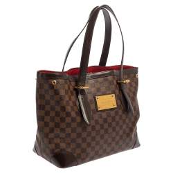 Pre Owned Louis Vuitton Damier Ebene Canvas Hampstead MM Bag