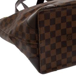 Pre Owned Louis Vuitton Damier Ebene Canvas Hampstead MM Bag