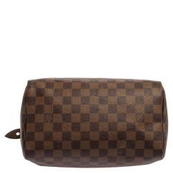 Louis Vuitton Damier Ebene Canvas Speedy 25 Bag